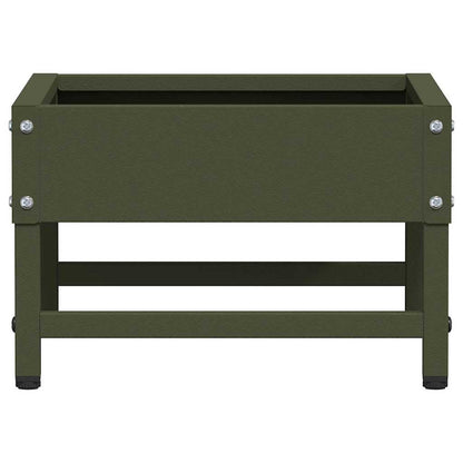 Bird Feeder Olive Green 34 x 26 x 16 cm Cold-Rolled Steel