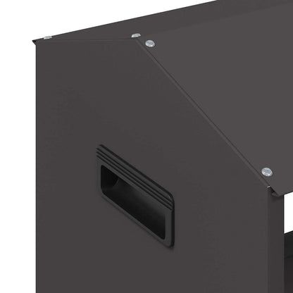 Livestock Feeding Trough Black 79 x 35 x 62 cm