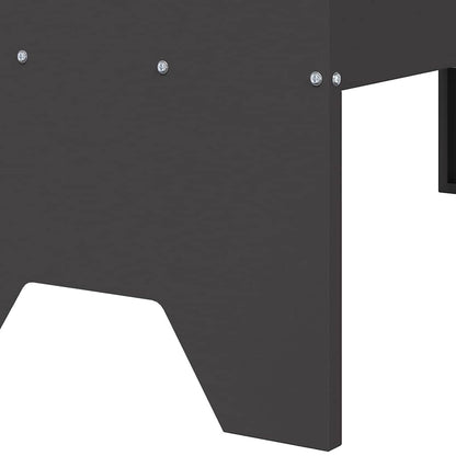 Livestock Feeding Trough Black 79 x 35 x 62 cm