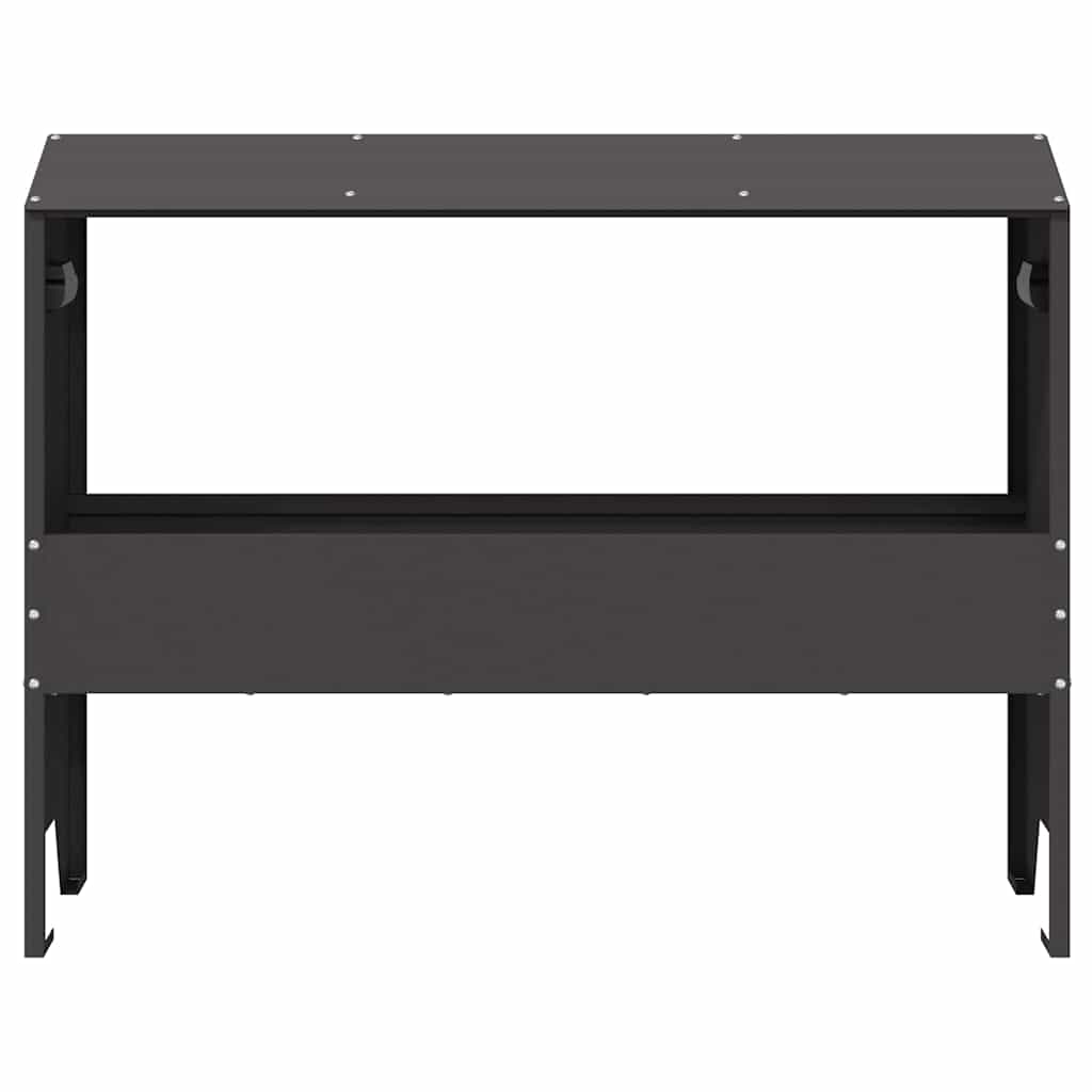 Livestock Feeding Trough Black 79 x 35 x 62 cm