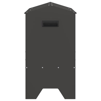 Livestock Feeding Trough Black 79 x 35 x 62 cm