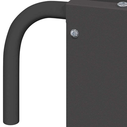 Hanging Hay Feeder Black 61 x 33 x 66 cm Cold-Rolled Steel
