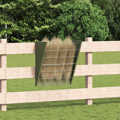 Hanging Hay Feeder Olive Green 61 x 33 x 66 cm