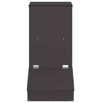Pig Feeder Black 55 x 38 x 76 cm Cold-Rolled Steel