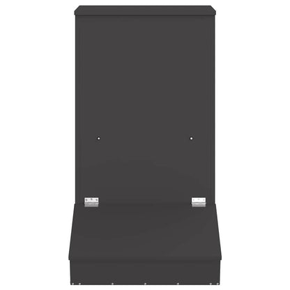 Pig Feeder Black 82 x 51 x 91.5 cm Cold-Rolled Steel