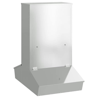 Pig Feeder Silver 82 x 51 x 91.5 cm Galvanised Steel
