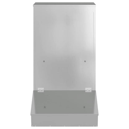 Pig Feeder Silver 82 x 51 x 91.5 cm Galvanised Steel