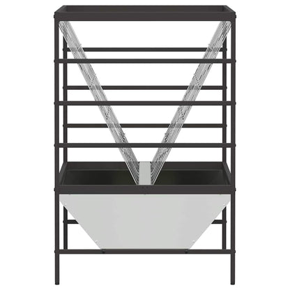Livestock Feeder Silver 100 x 60 x 90 cm Galvanised Steel