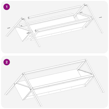 Livestock Feeding Trough Black 111 x 76 x 38 cm