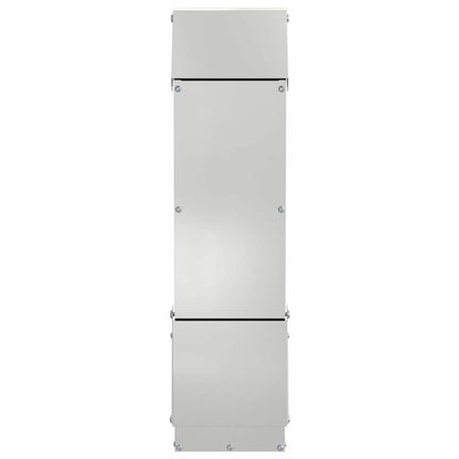 Chicken Feeder Silver 13 x 12 x 51 cm Galvanised Steel