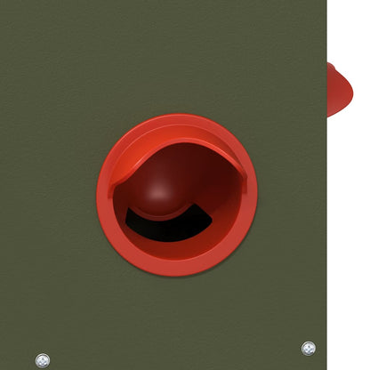 Chicken Feeder Olive Green 32.5 x 20.5 x 43 cm