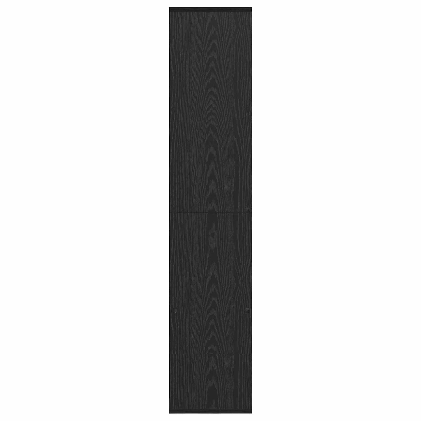 Book Cabinet Black Oak 132 x 29 x 141.5 cm Engineered Wood