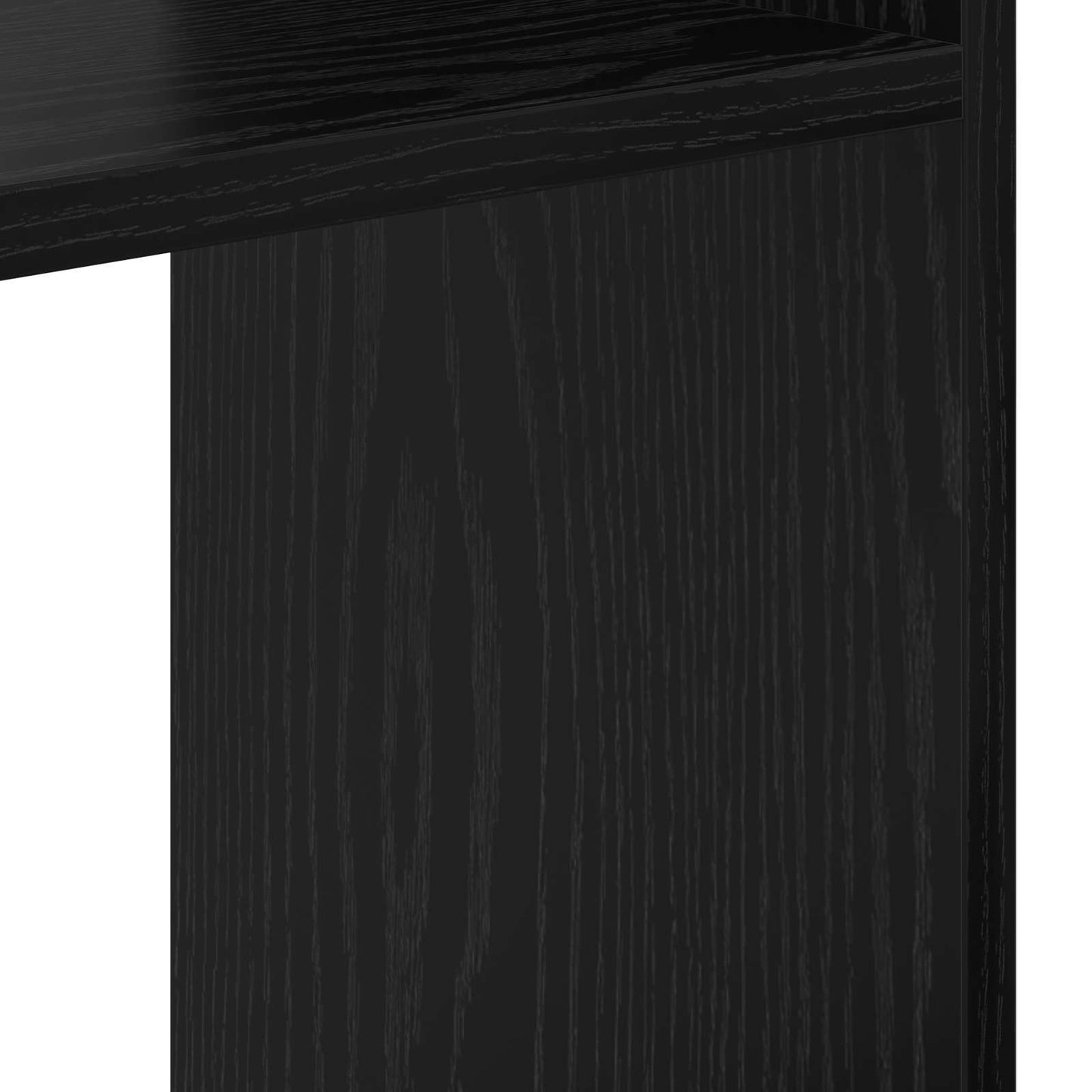 Book Cabinet 9-Tier 92 x 29 x 188 cm Engineered Wood Black Oak