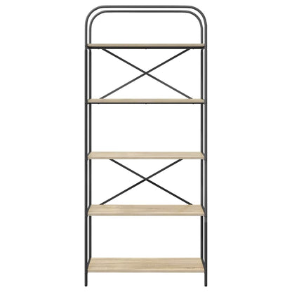 Bookshelf Sonoma Oak 80 x 30 x 183 cm Engineered wood