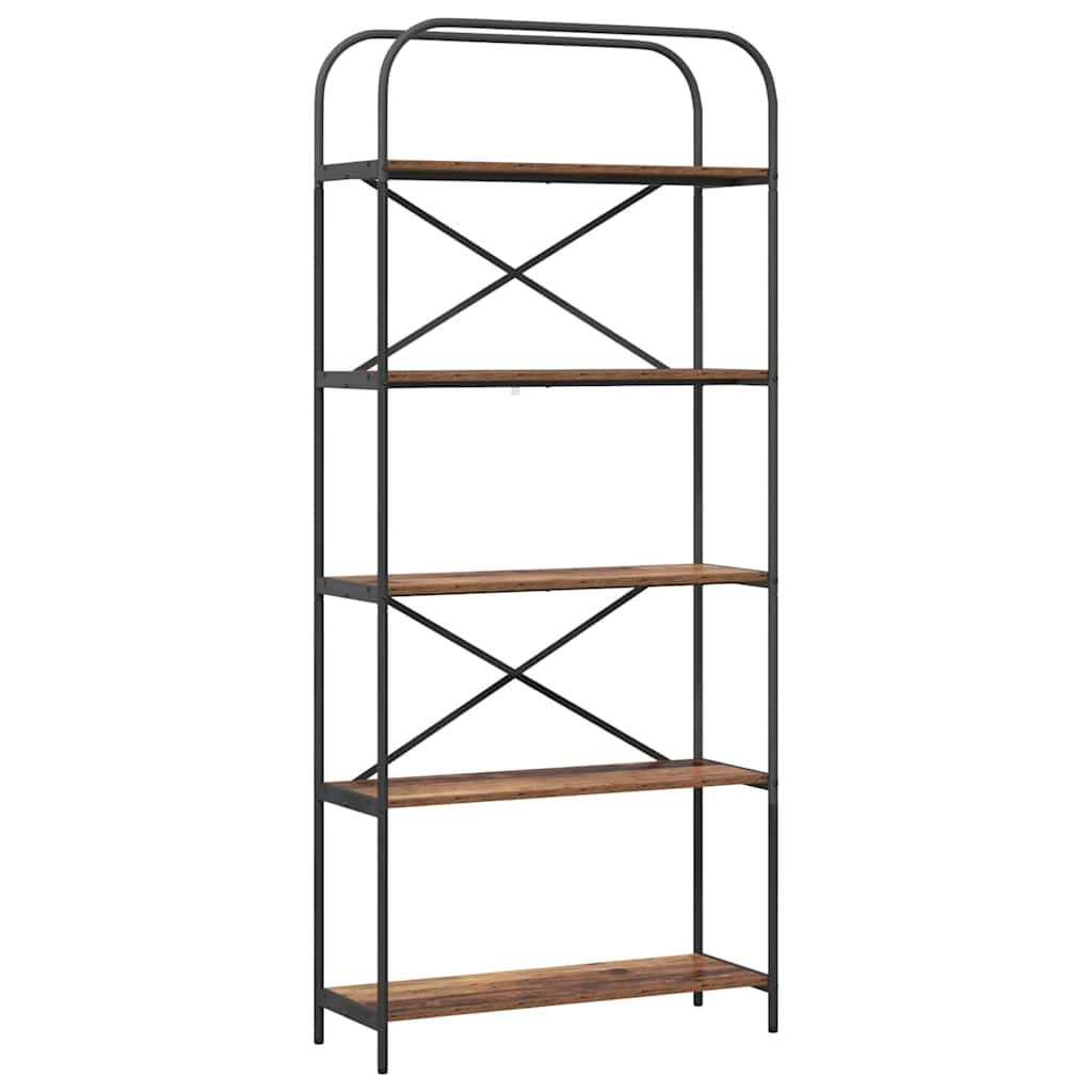 Bookshelf Old Wood 80 x 30 x 183 cm Engineered wood