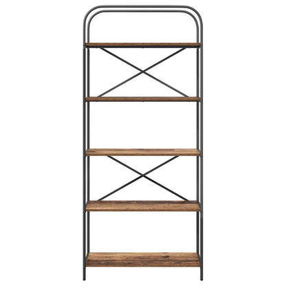 Bookshelf Old Wood 80 x 30 x 183 cm Engineered wood