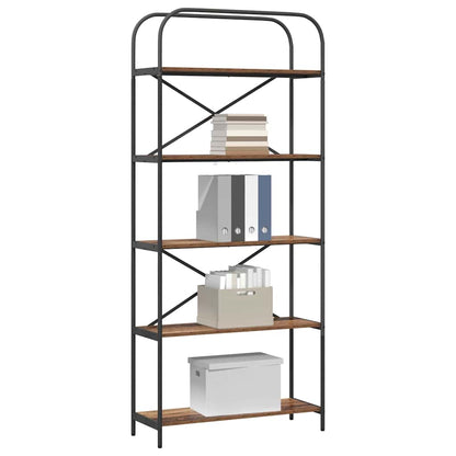 Bookshelf Old Wood 80 x 30 x 183 cm Engineered wood