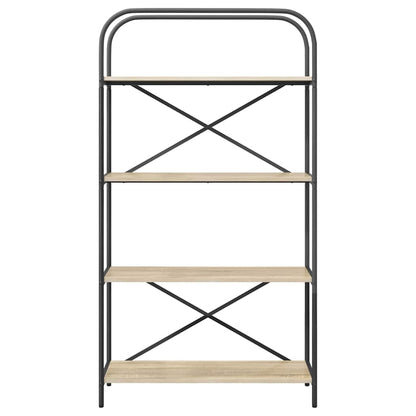 Bookshelf Sonoma Oak 80 x 30 x 146 cm Engineered wood