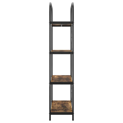 Bookshelf Smoked Oak 80 x 30 x 146 cm Engineered wood