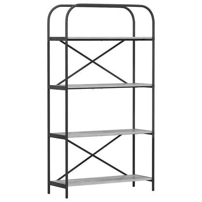 Bookshelf Grey Sonoma 80 x 30 x 146 cm Engineered wood