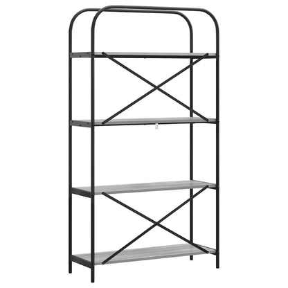 Bookshelf Grey Sonoma 80 x 30 x 146 cm Engineered wood