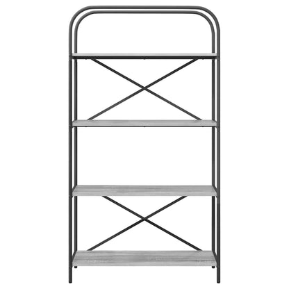 Bookshelf Grey Sonoma 80 x 30 x 146 cm Engineered wood