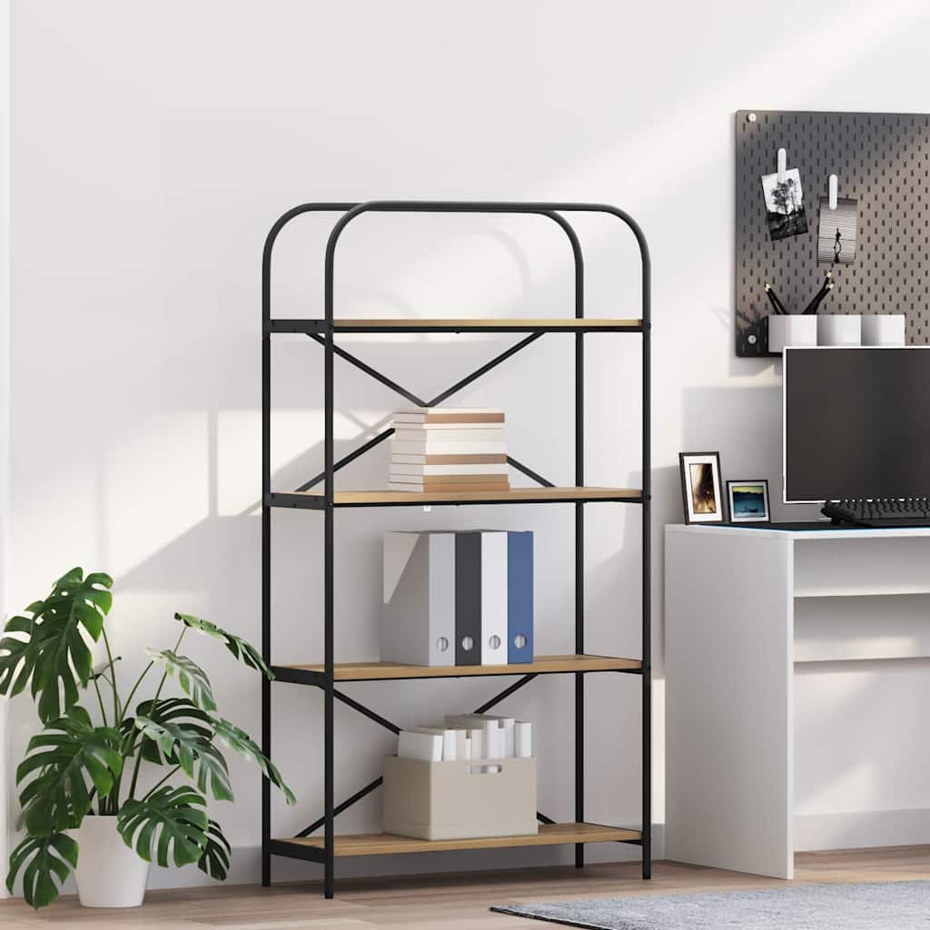 Bookshelf Artisan Oak 80 x 30 x 146 cm Engineered wood
