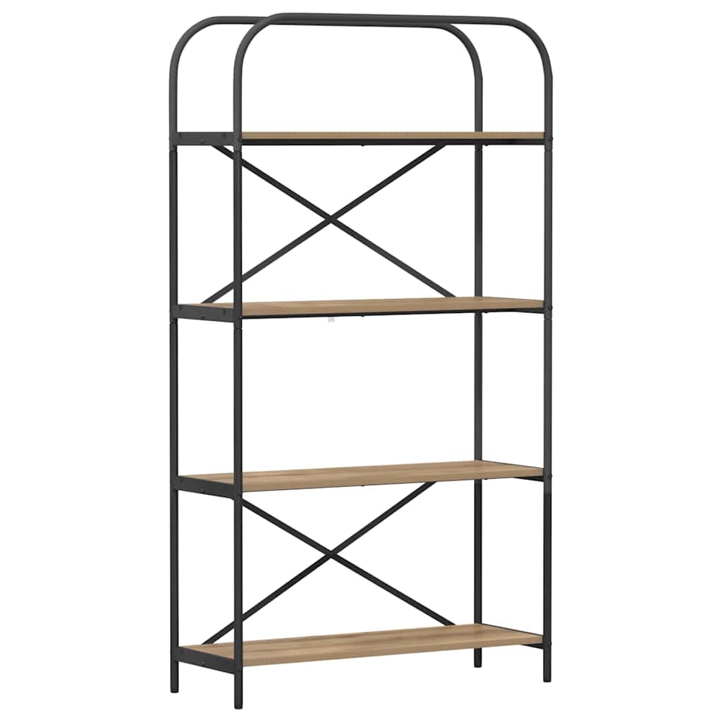 Bookshelf Artisan Oak 80 x 30 x 146 cm Engineered wood