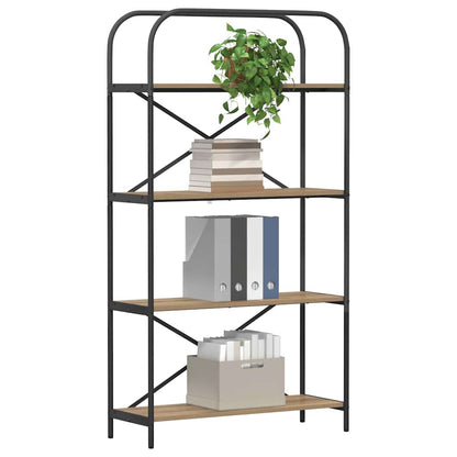 Bookshelf Artisan Oak 80 x 30 x 146 cm Engineered wood