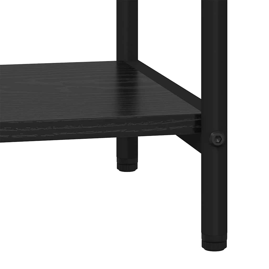 Bookshelf Black Oak 80 x 30 x 109 cm Engineered wood