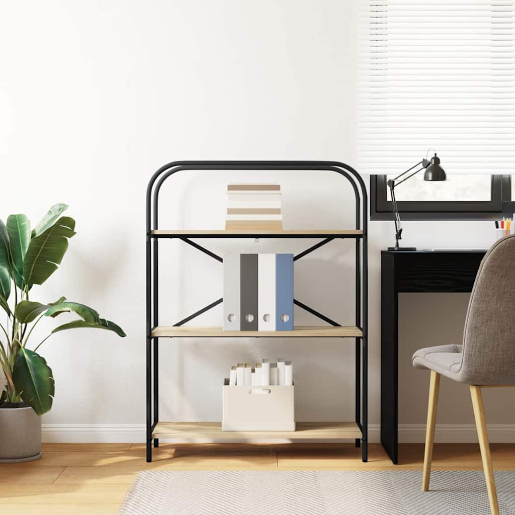 Bookshelf Sonoma Oak 80 x 30 x 109 cm Engineered wood