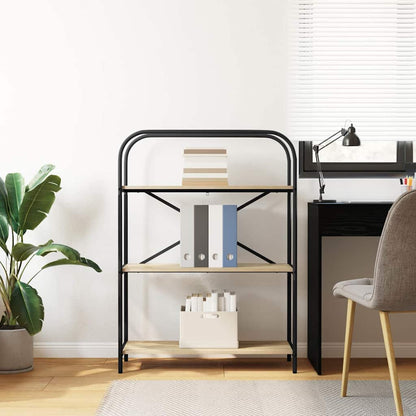 Bookshelf Sonoma Oak 80 x 30 x 109 cm Engineered wood