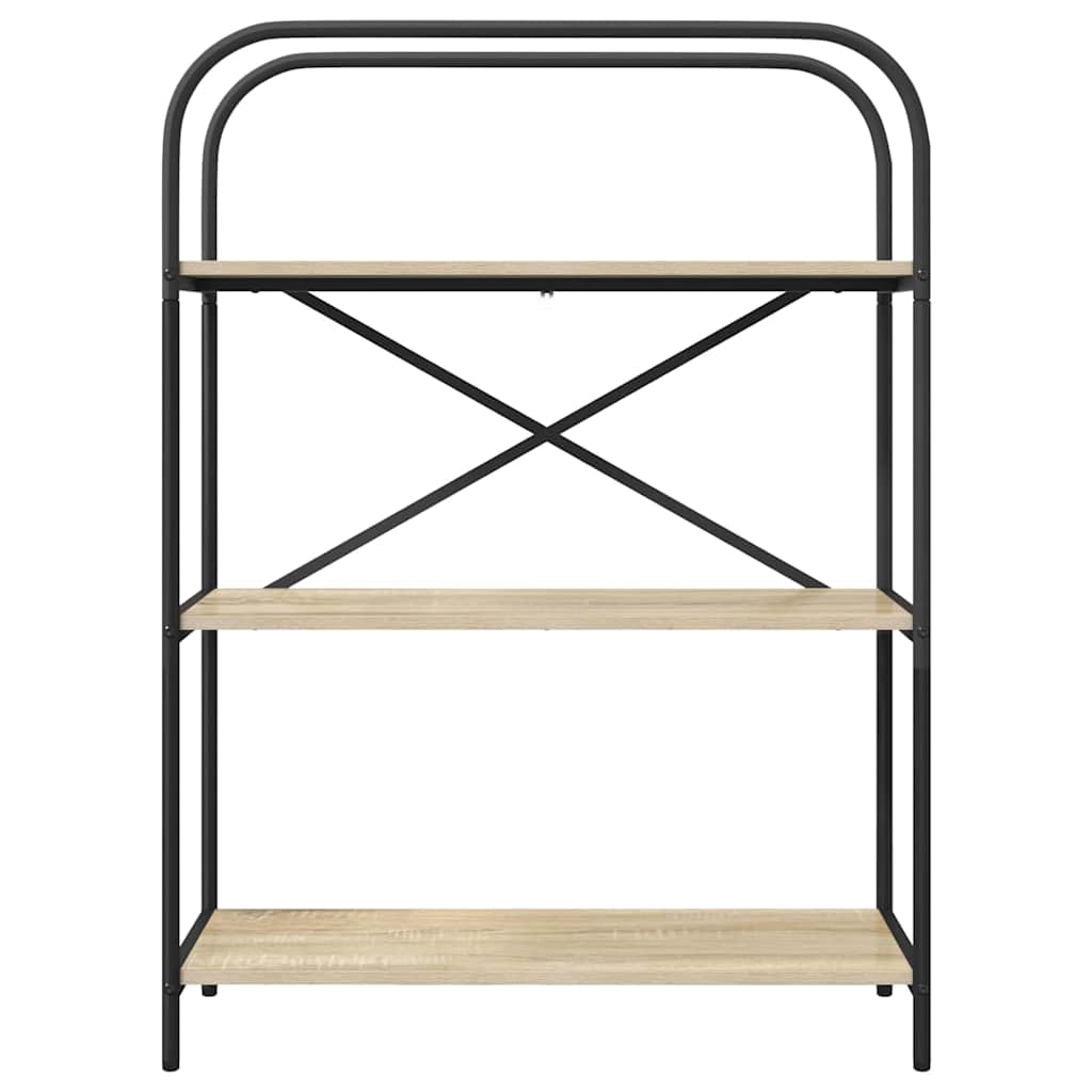 Bookshelf Sonoma Oak 80 x 30 x 109 cm Engineered wood