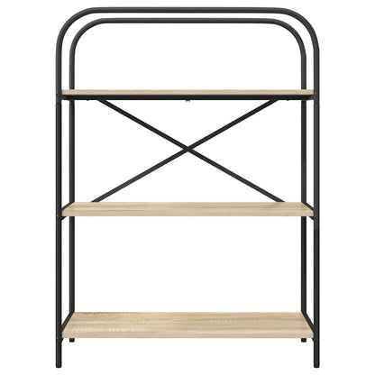 Bookshelf Sonoma Oak 80 x 30 x 109 cm Engineered wood