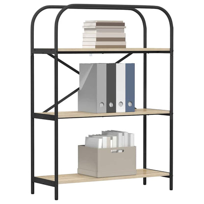 Bookshelf Sonoma Oak 80 x 30 x 109 cm Engineered wood