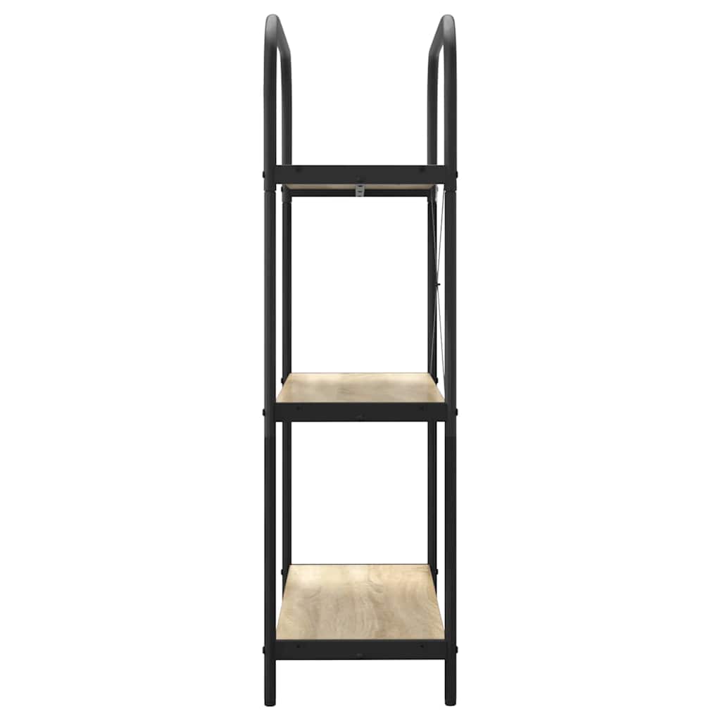 Bookshelf Sonoma Oak 80 x 30 x 109 cm Engineered wood