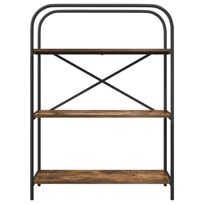 Bookshelf Smoked Oak 80 x 30 x 109 cm Engineered wood