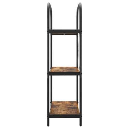 Bookshelf Smoked Oak 80 x 30 x 109 cm Engineered wood