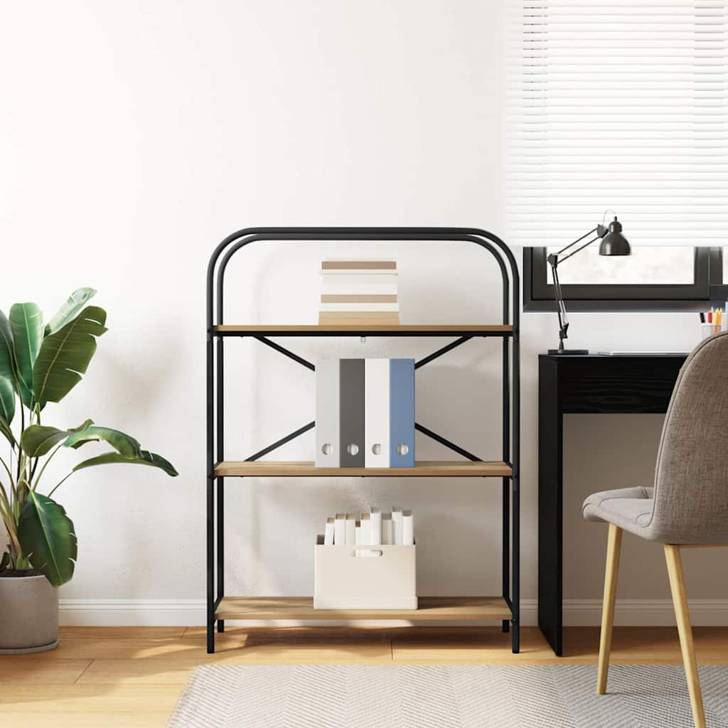 Bookshelf Artisan Oak 80 x 30 x 109 cm Engineered wood