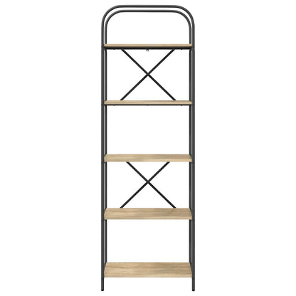 Bookshelf Sonoma Oak 60 x 30 x 183 cm Engineered wood