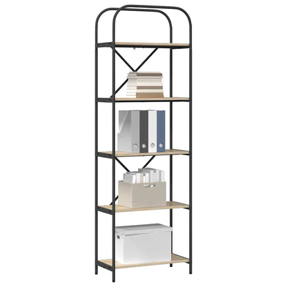 Bookshelf Sonoma Oak 60 x 30 x 183 cm Engineered wood