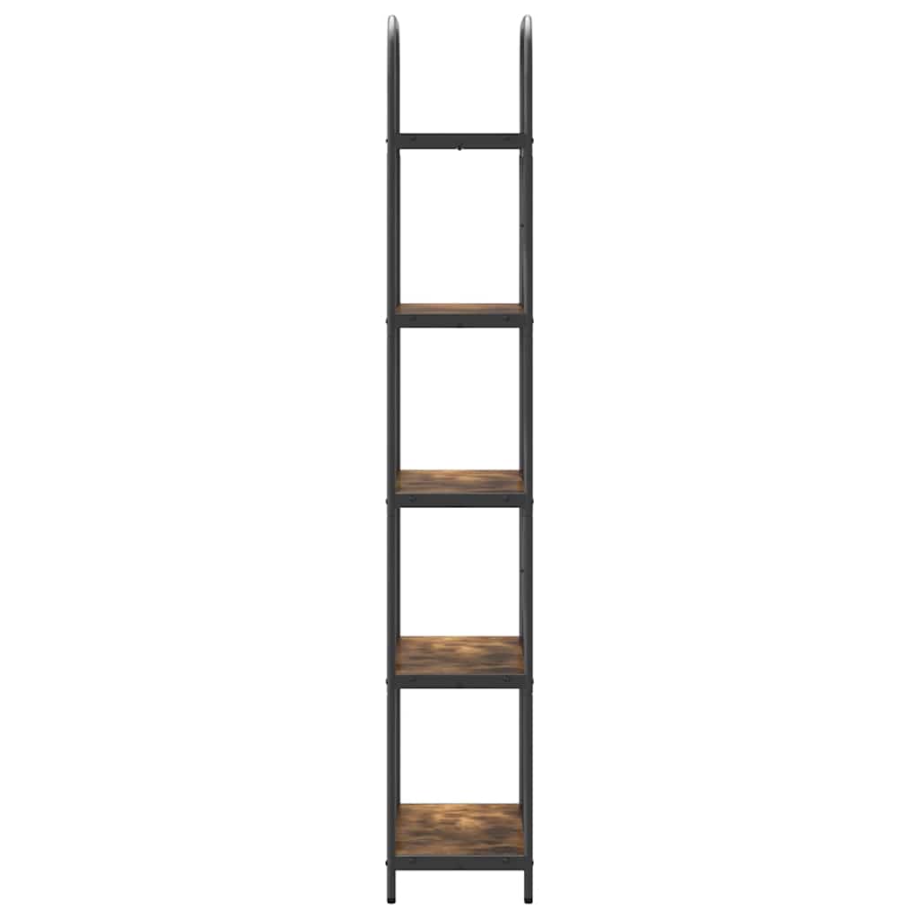 Bookshelf Smoked Oak 60 x 30 x 183 cm Engineered wood