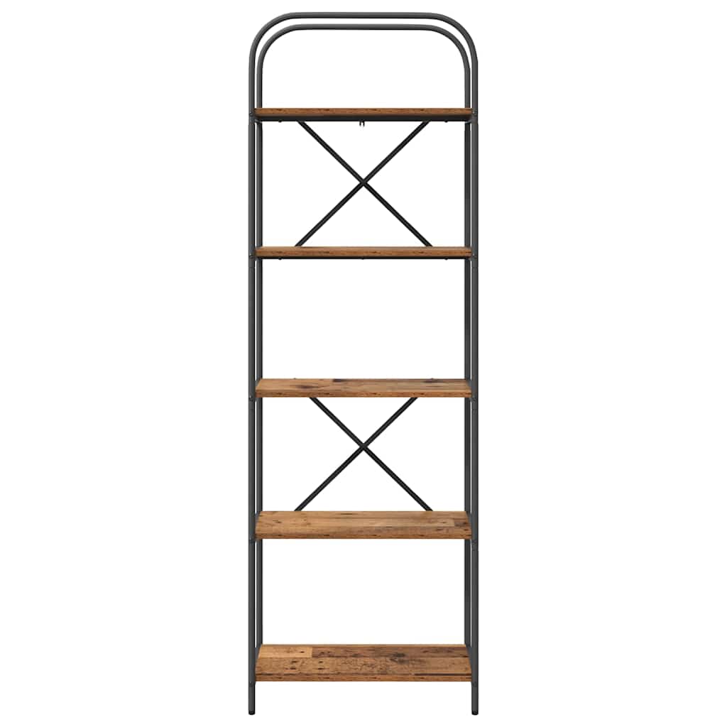 Bookshelf Old Wood 60 x 30 x 183 cm Engineered wood