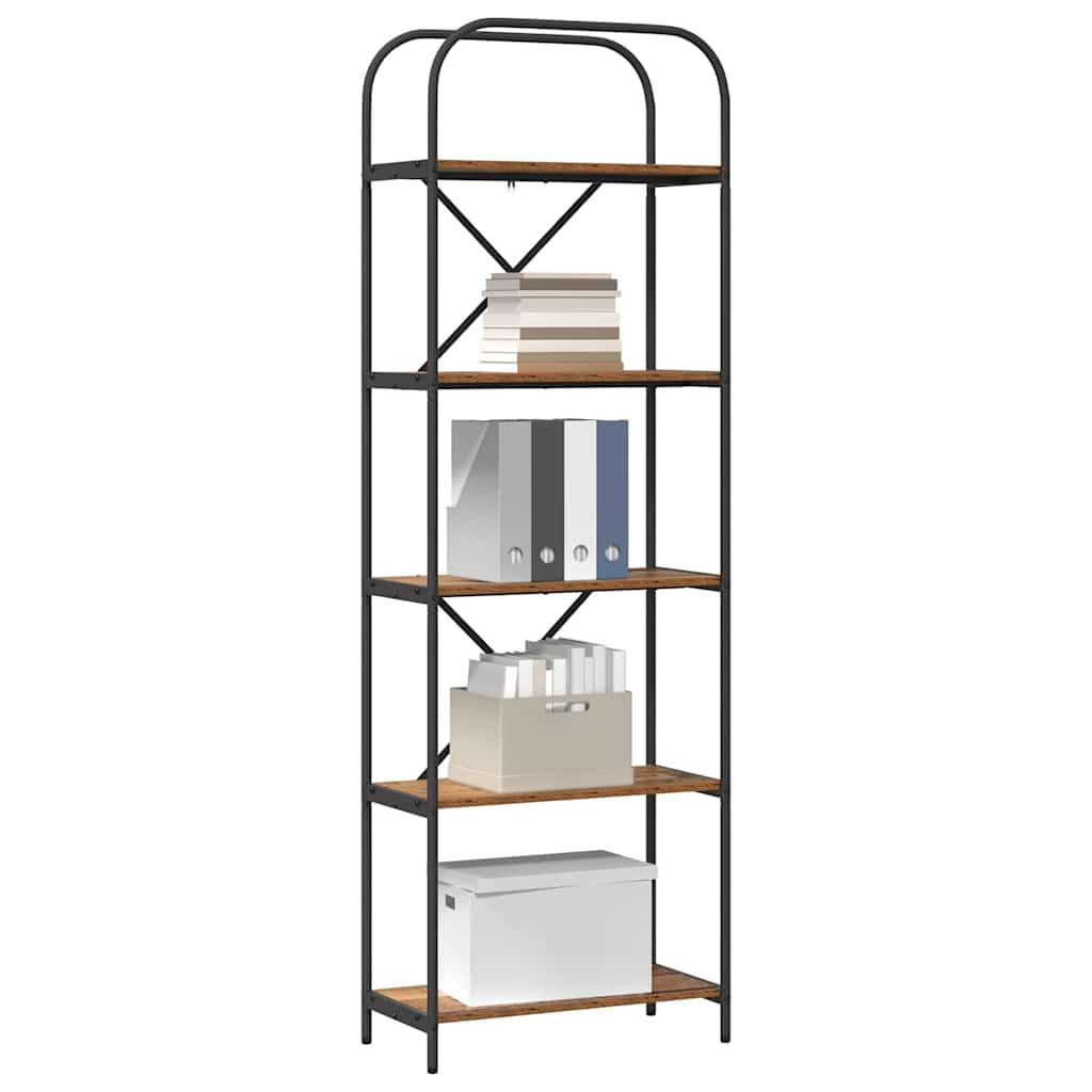 Bookshelf Old Wood 60 x 30 x 183 cm Engineered wood