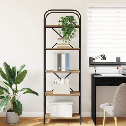 Bookshelf Artisan Oak 60 x 30 x 183 cm Engineered wood