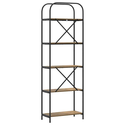 Bookshelf Artisan Oak 60 x 30 x 183 cm Engineered wood