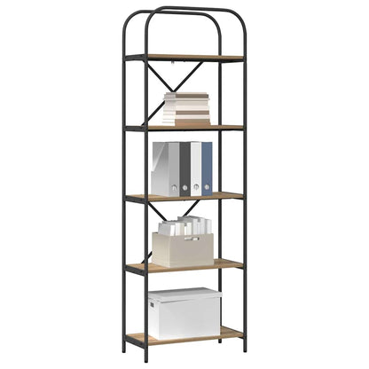 Bookshelf Artisan Oak 60 x 30 x 183 cm Engineered wood