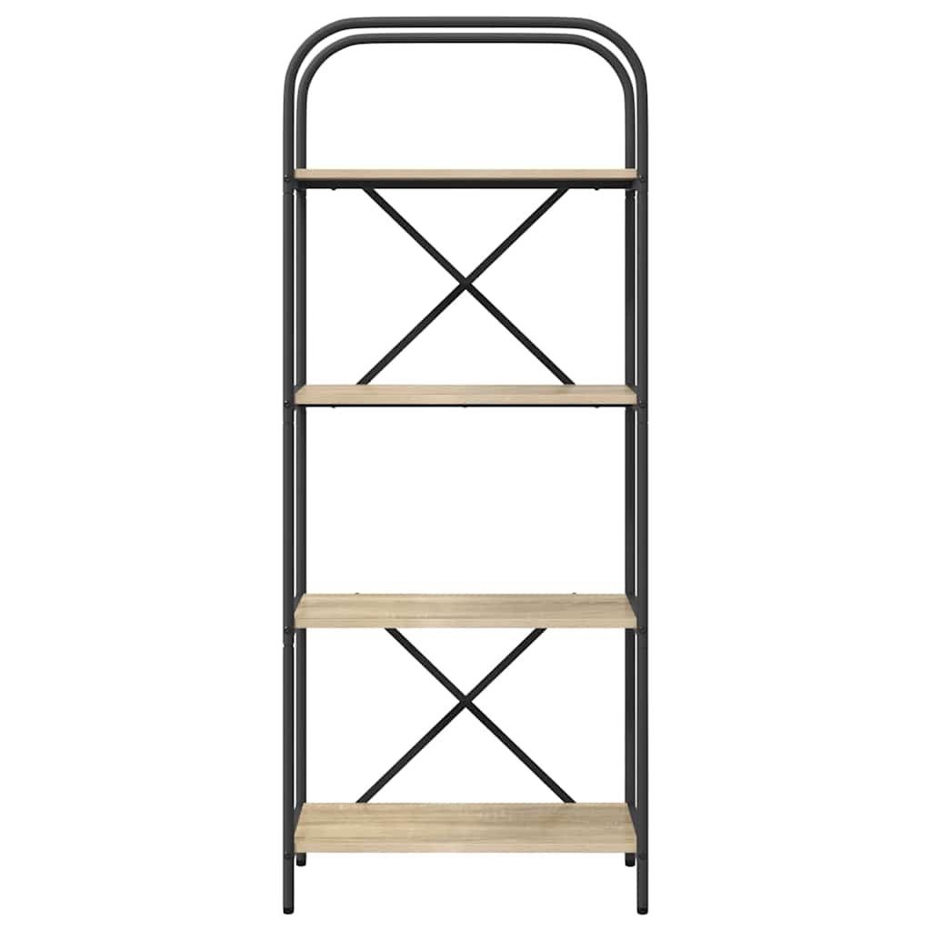 Bookshelf Sonoma Oak 60 x 30 x 146 cm Engineered wood