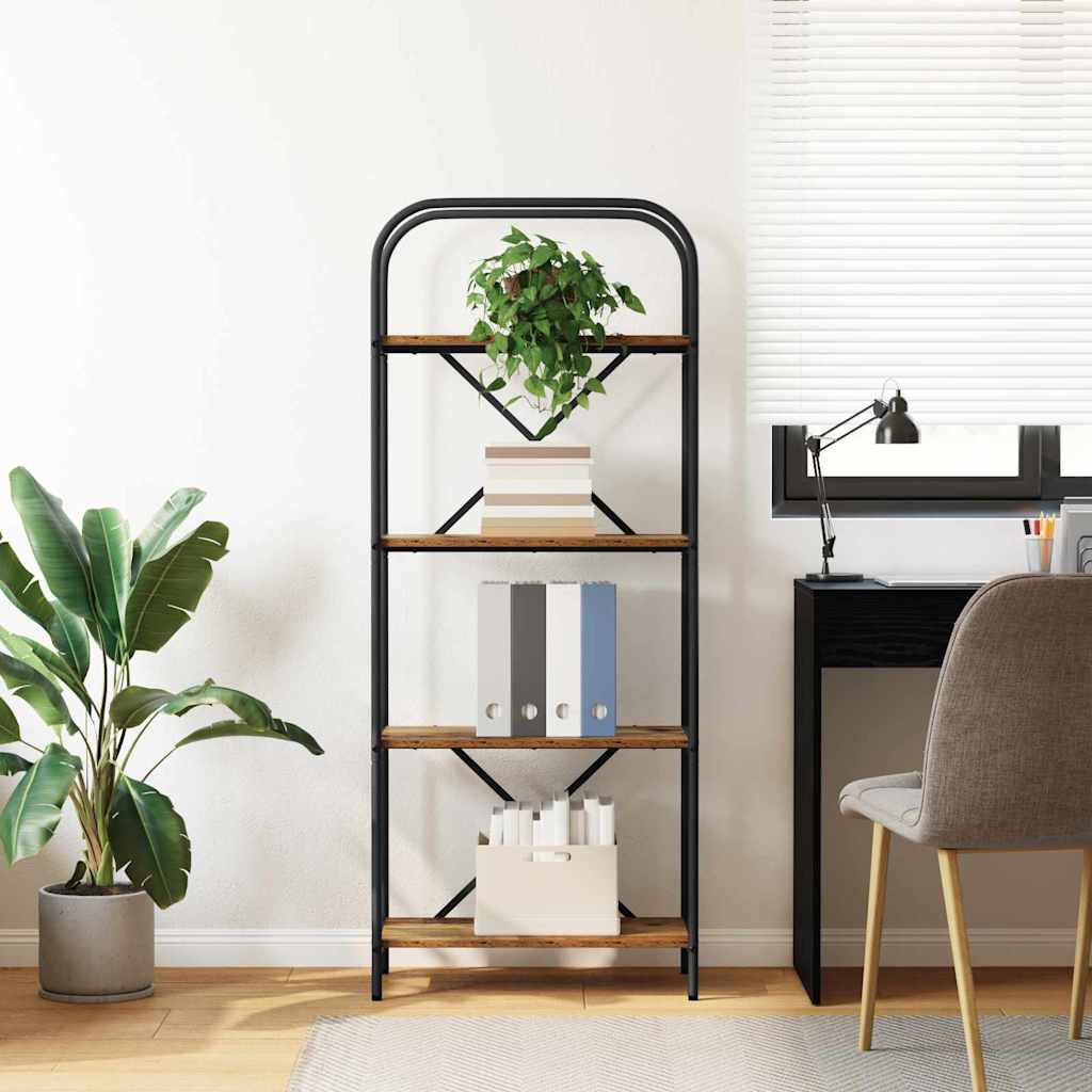 Bookshelf Old Wood 60 x 30 x 146 cm Engineered wood