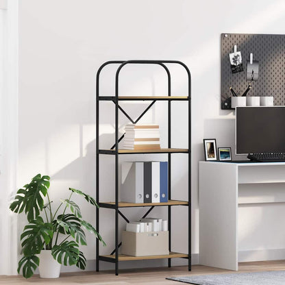 Bookshelf Artisan Oak 60 x 30 x 146 cm Engineered wood